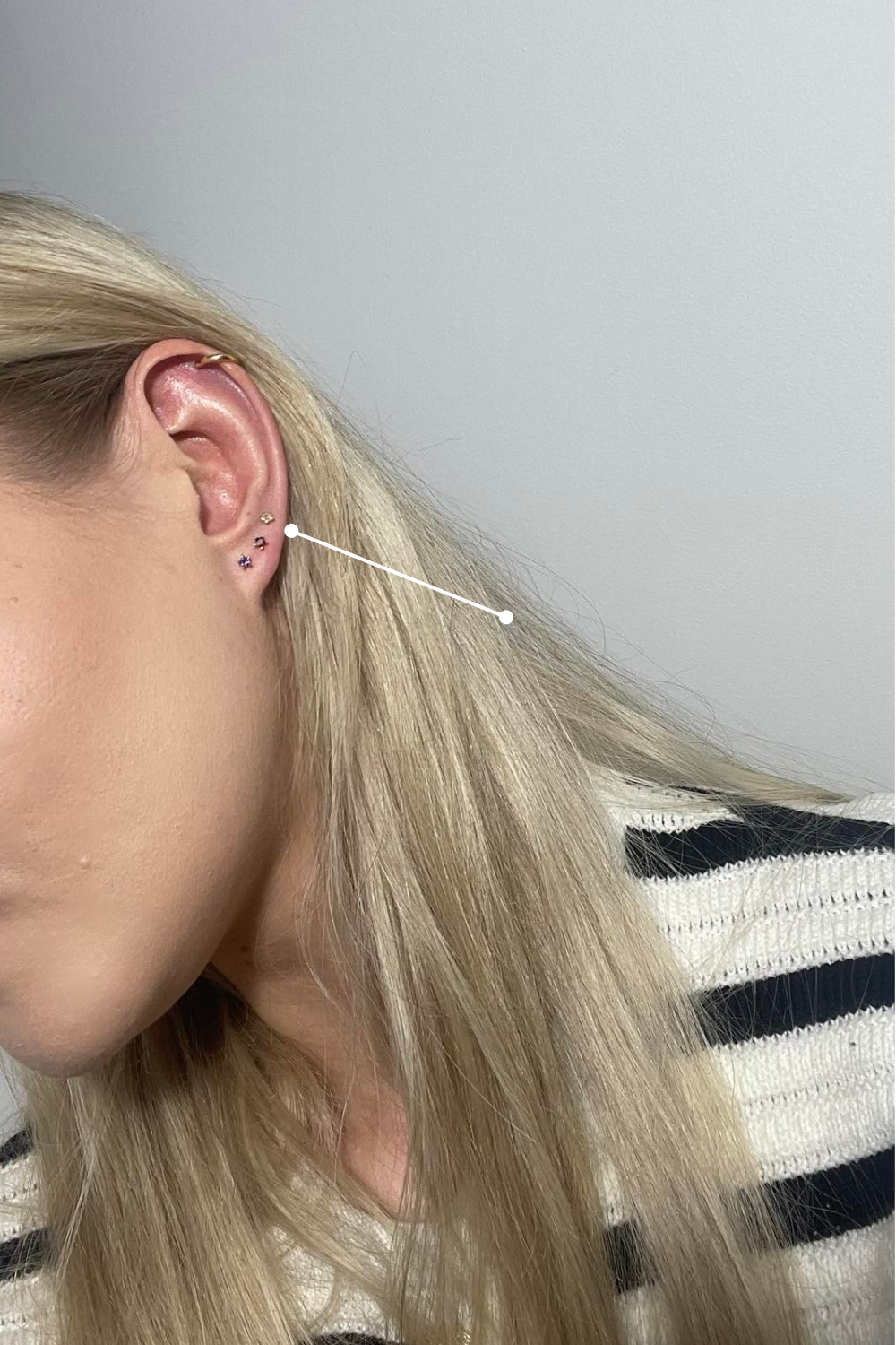 925 SIDABRINĖ BALTA ŽVAIGŽDUTĖ | 1 VNT.