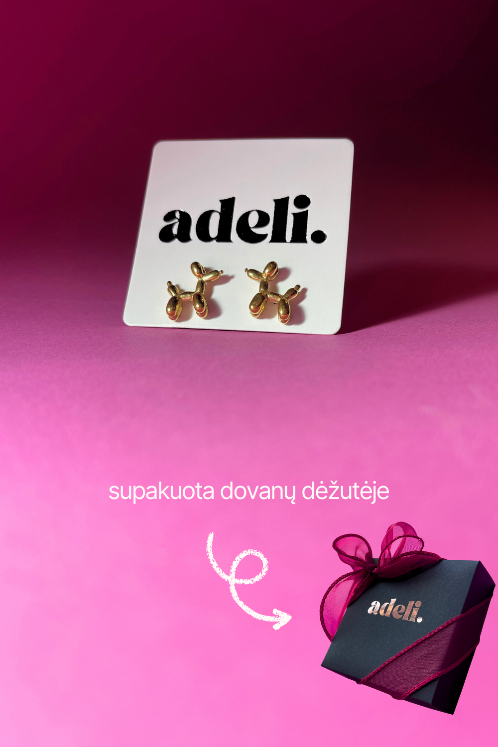 ŠUNIUKAI | SUPAKUOTA DOVANŲ DĖŽUTĖJE