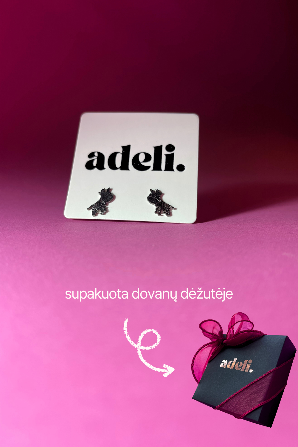 ZEBRAI | SUPAKUOTA DOVANŲ DĖŽUTĖJE