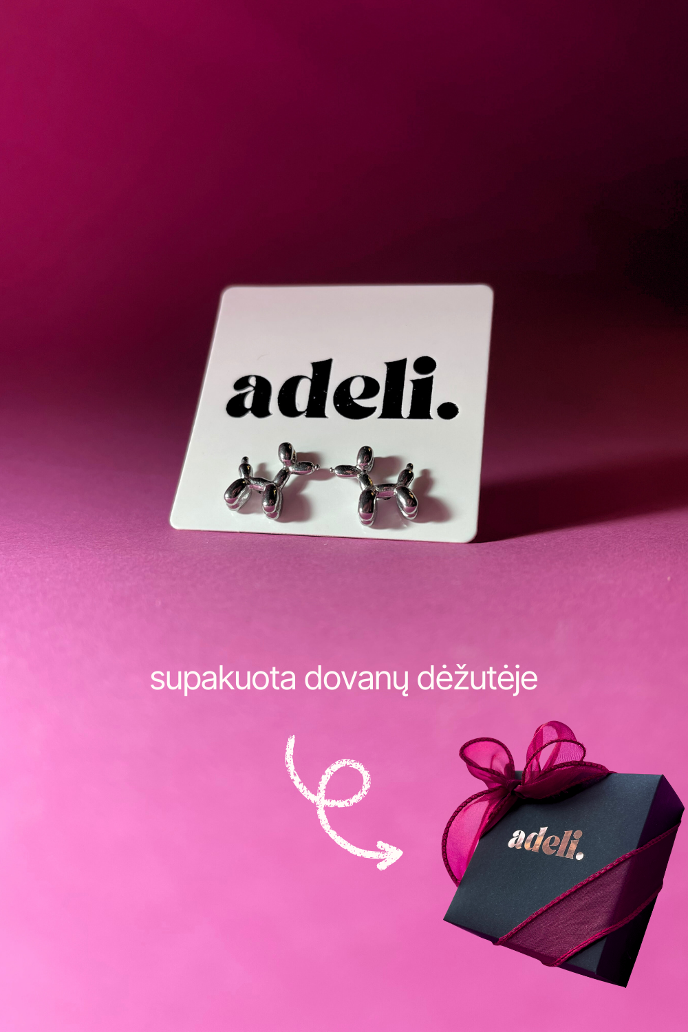 ŠUNIUKAI | SUPAKUOTA DOVANŲ DĖŽUTĖJE