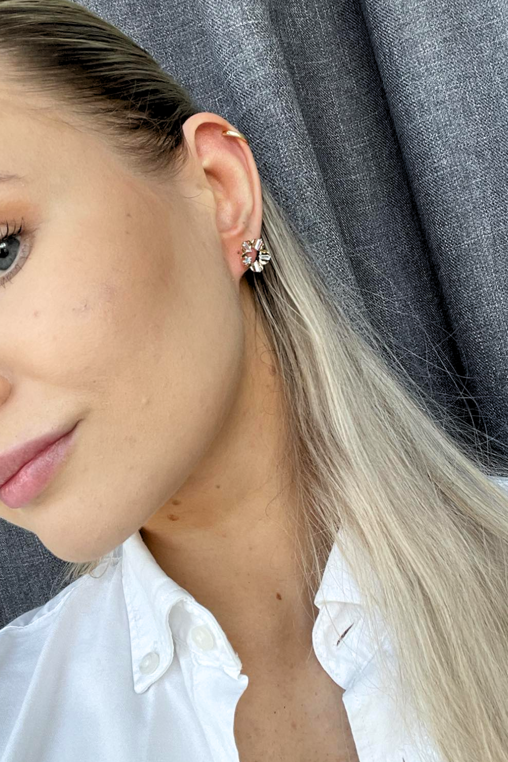 AUSKARAI SU CIRKONIAIS | ROSE GOLD