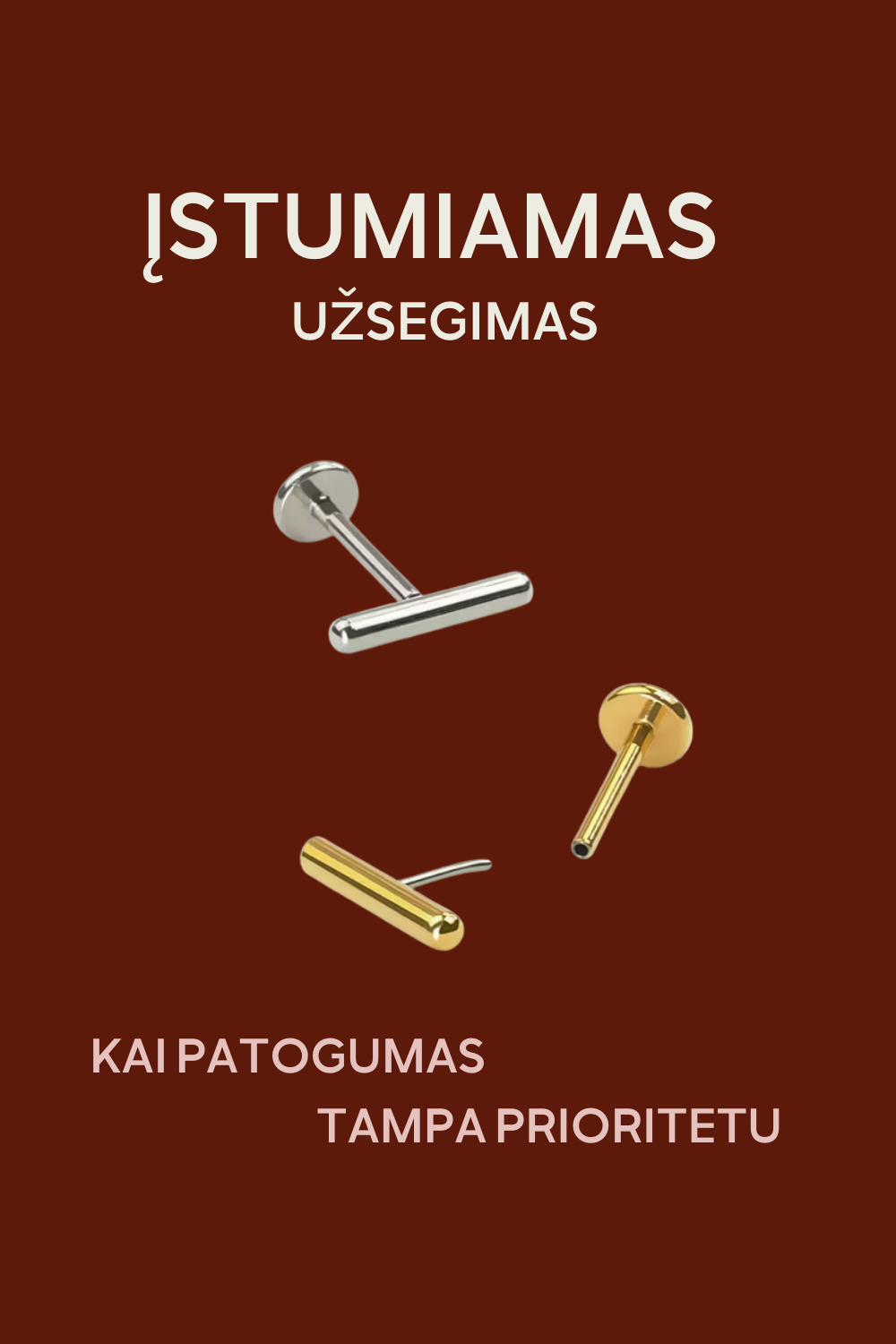 AUKSO SPALVOS AUSKARAS | ĮSTUMIAMAS UŽSEGIMAS