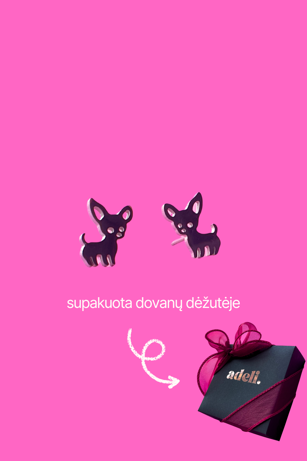 MAŽI ŠUNIUKAI | SUPAKUOTA DOVANŲ DĖŽUTĖJE