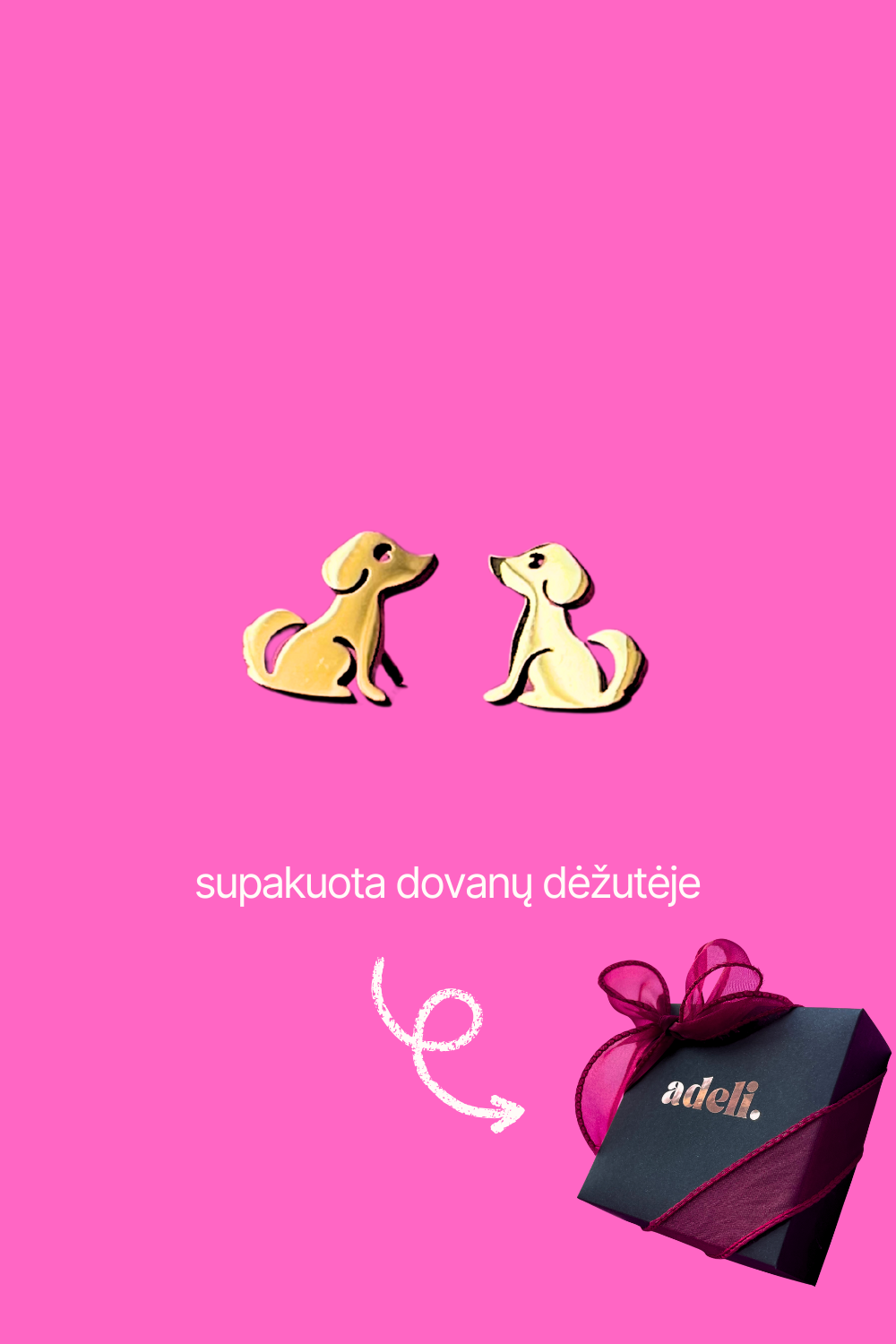 ŠUNIUKAI | SUPAKUOTA DOVANŲ DĖŽUTĖJE