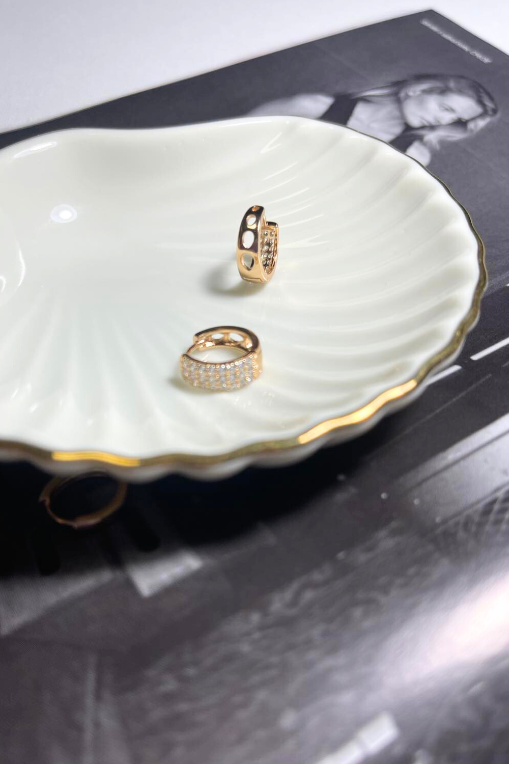 PUOŠNIOS RINKUTĖS SU CIRKONIAIS | ROSE GOLD