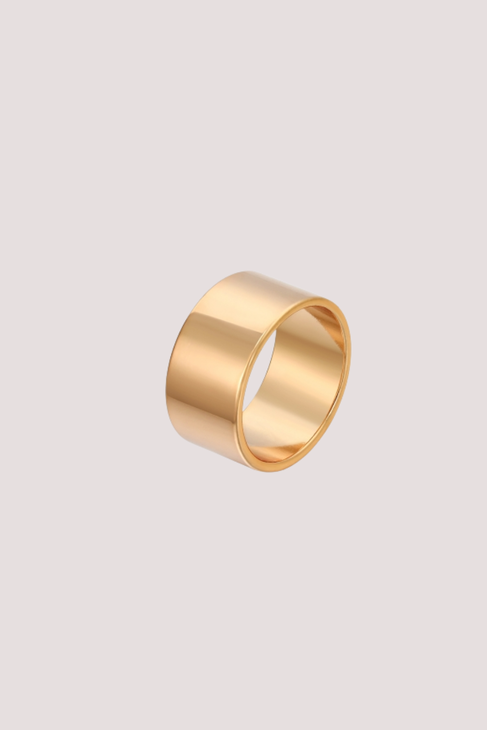 women gold plated stacking ring waterproof jewelry gift idea