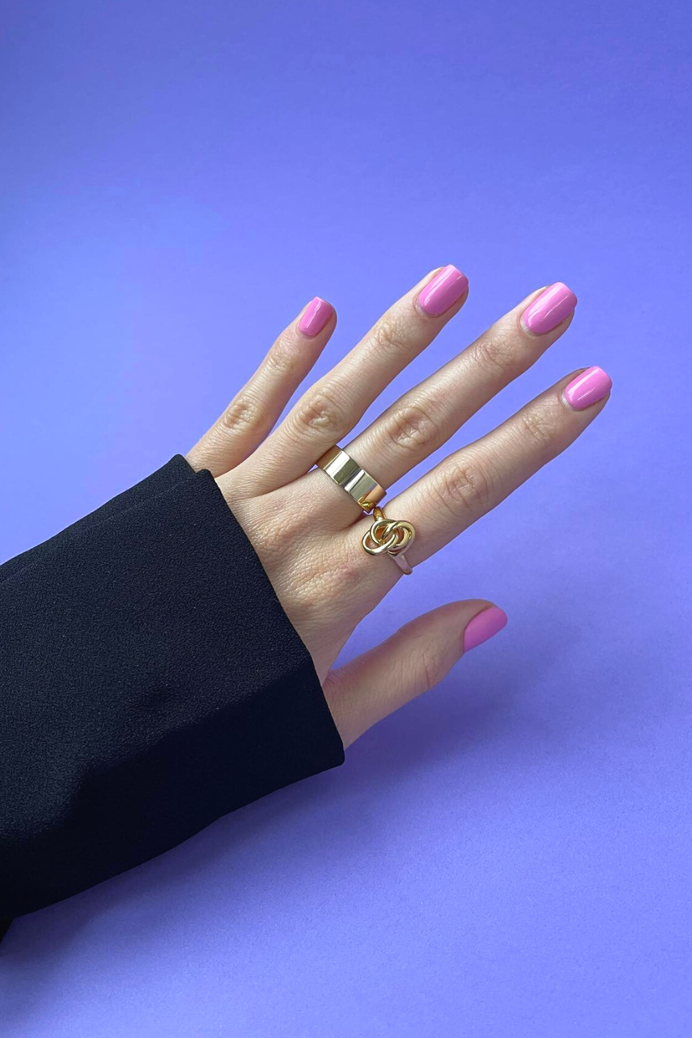 women gold plated stacking ring waterproof jewelry gift idea