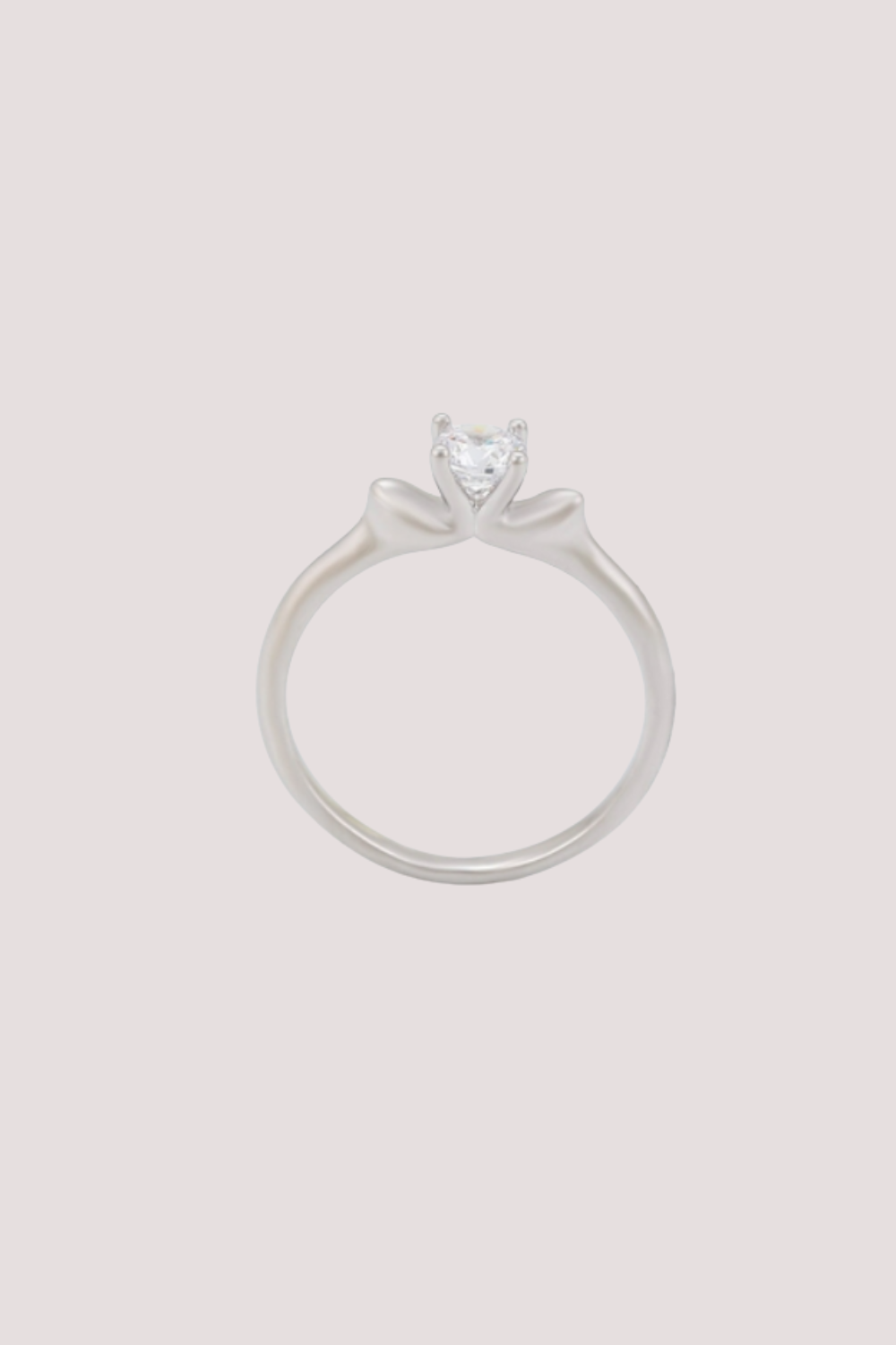 rhodium plated waterproof women ring jewelry gift idea