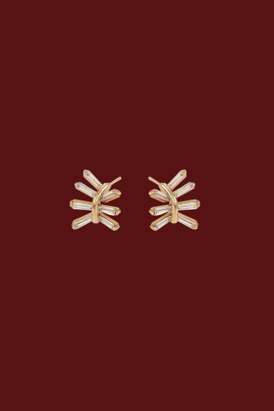 ROSE GOLD SPALVOS STUDS | ŽĖRINTYS