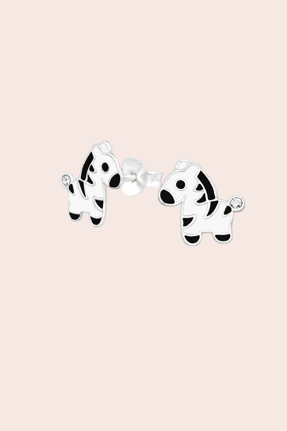 925 SIDABRINIAI AUSKARAI MERGAITĖMS | ZEBRAI