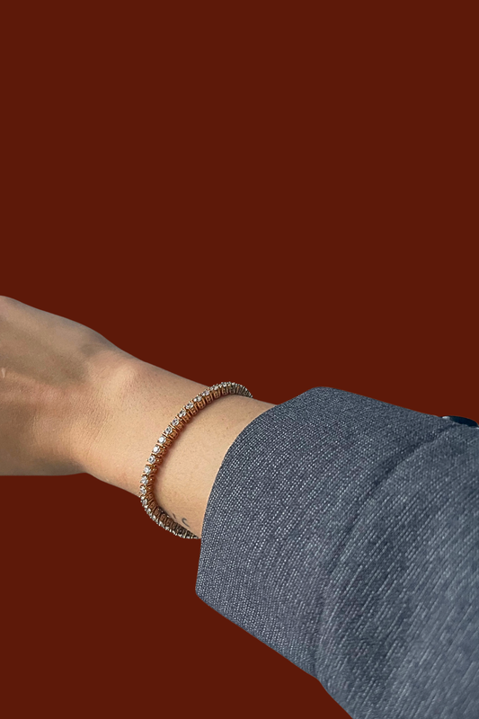 TENNIS APYRANKĖ | ROSE GOLD