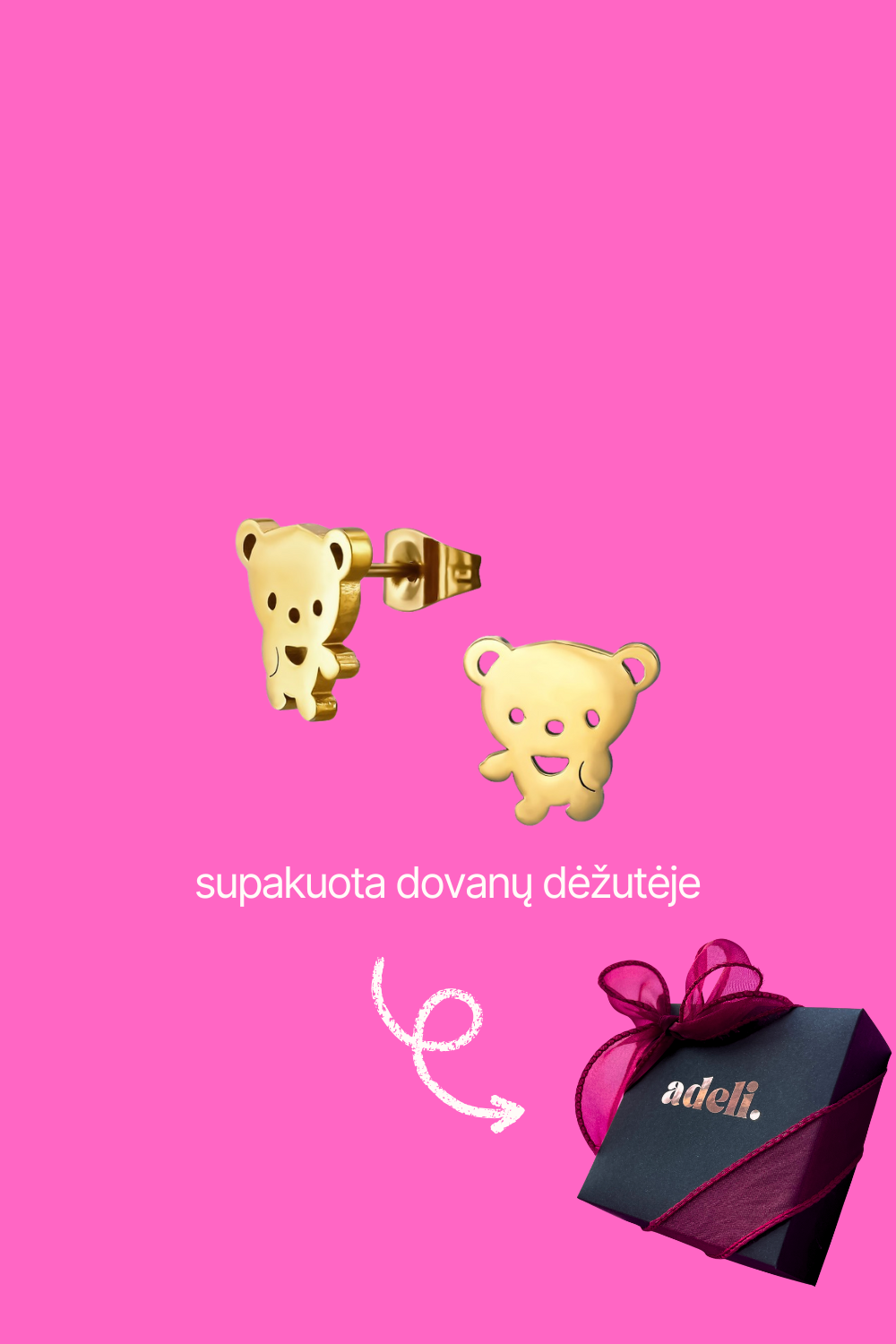 MEŠKIUKAI | SUPAKUOTA DOVANŲ DĖŽUTĖJE
