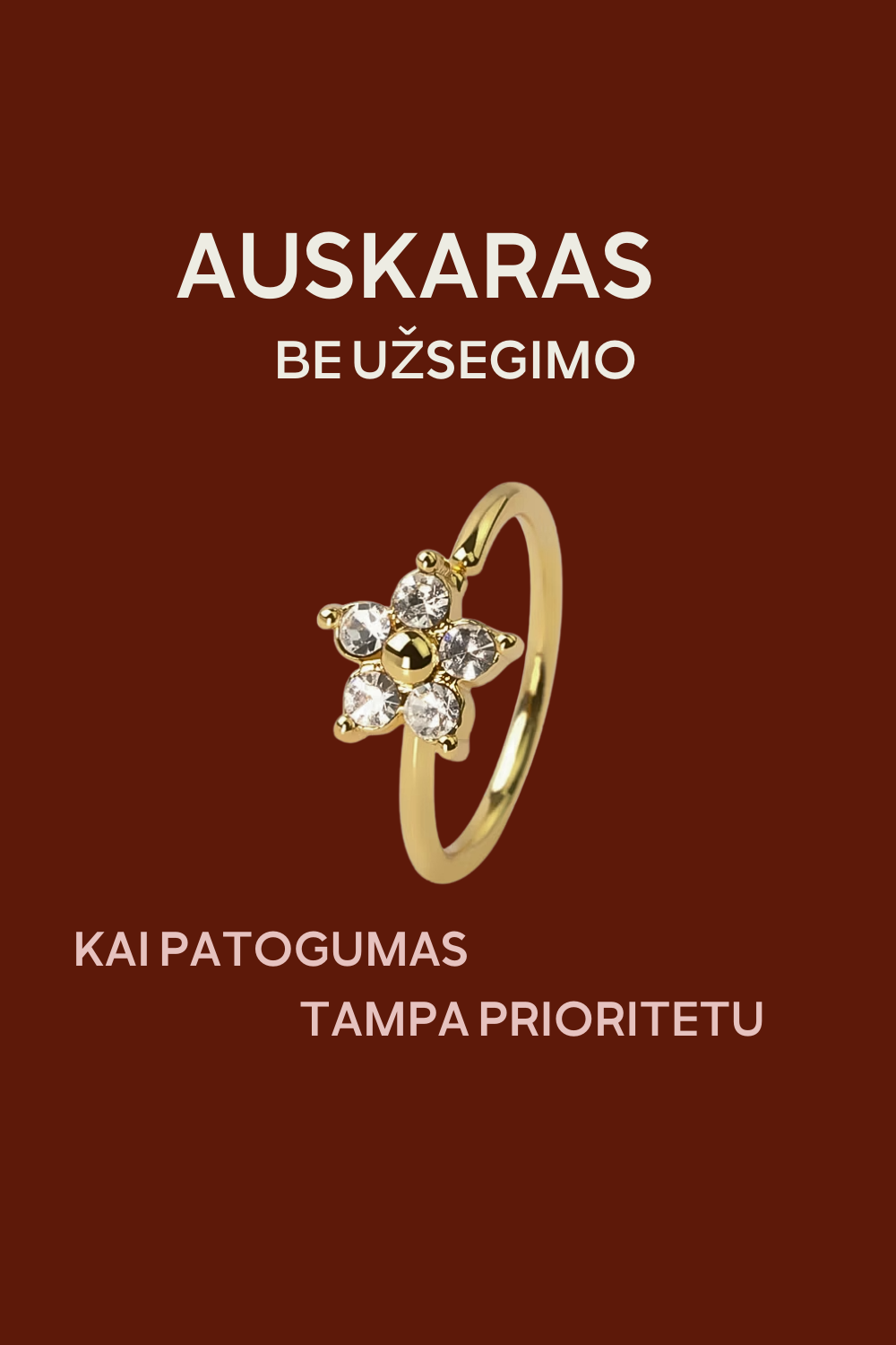 AUSKARAS SU GĖLYTE | BE UŽSEGIMO