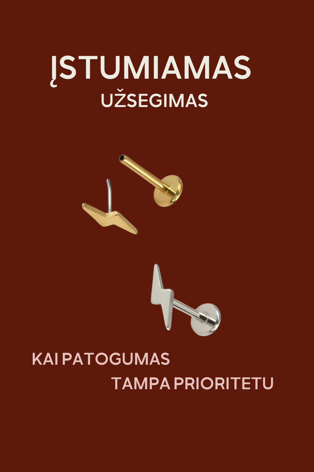 AUSKARAS SU ŽAIBU | ĮSTUMIAMAS UŽSEGIMAS