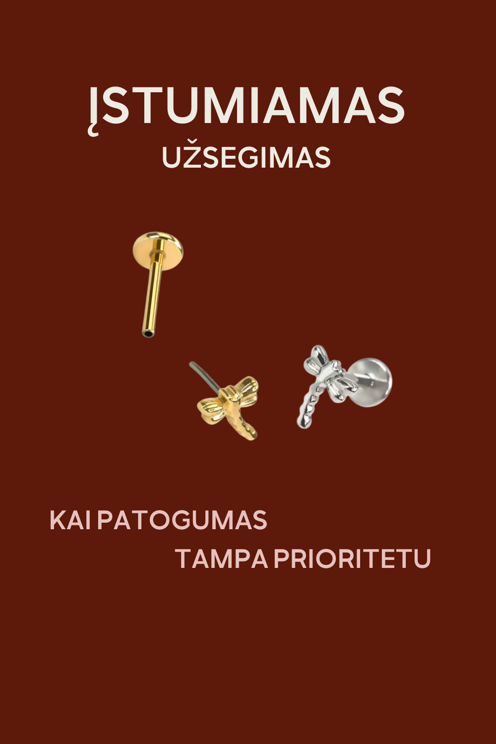 AUSKARAS  SU LAUMŽIRGIU | ĮSTUMIAMAS UŽSEGIMAS
